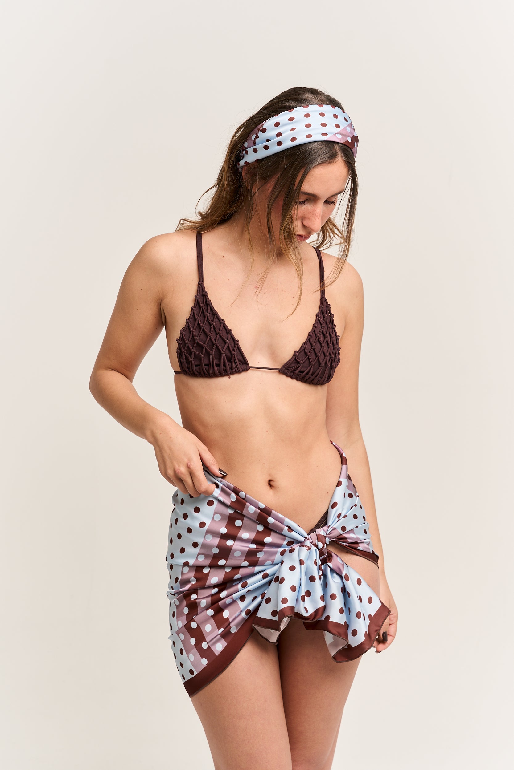 PAREO POLKA DOTS BLUE