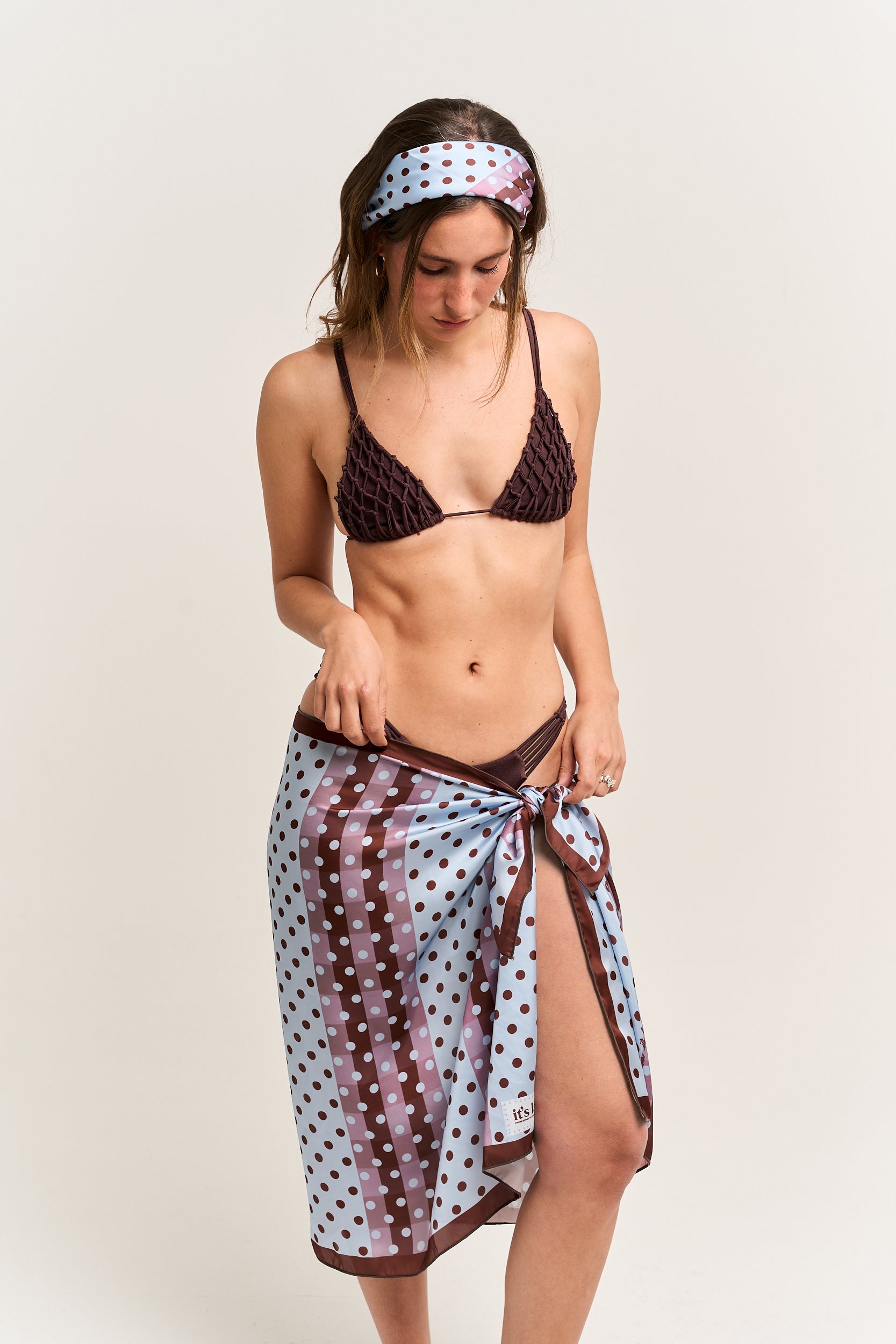 PAREO POLKA DOTS BLUE