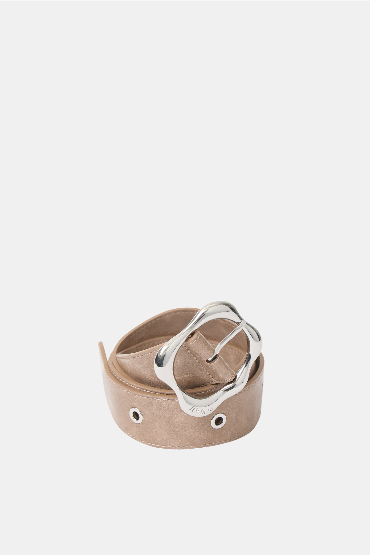 Cinturón Wavy Beige