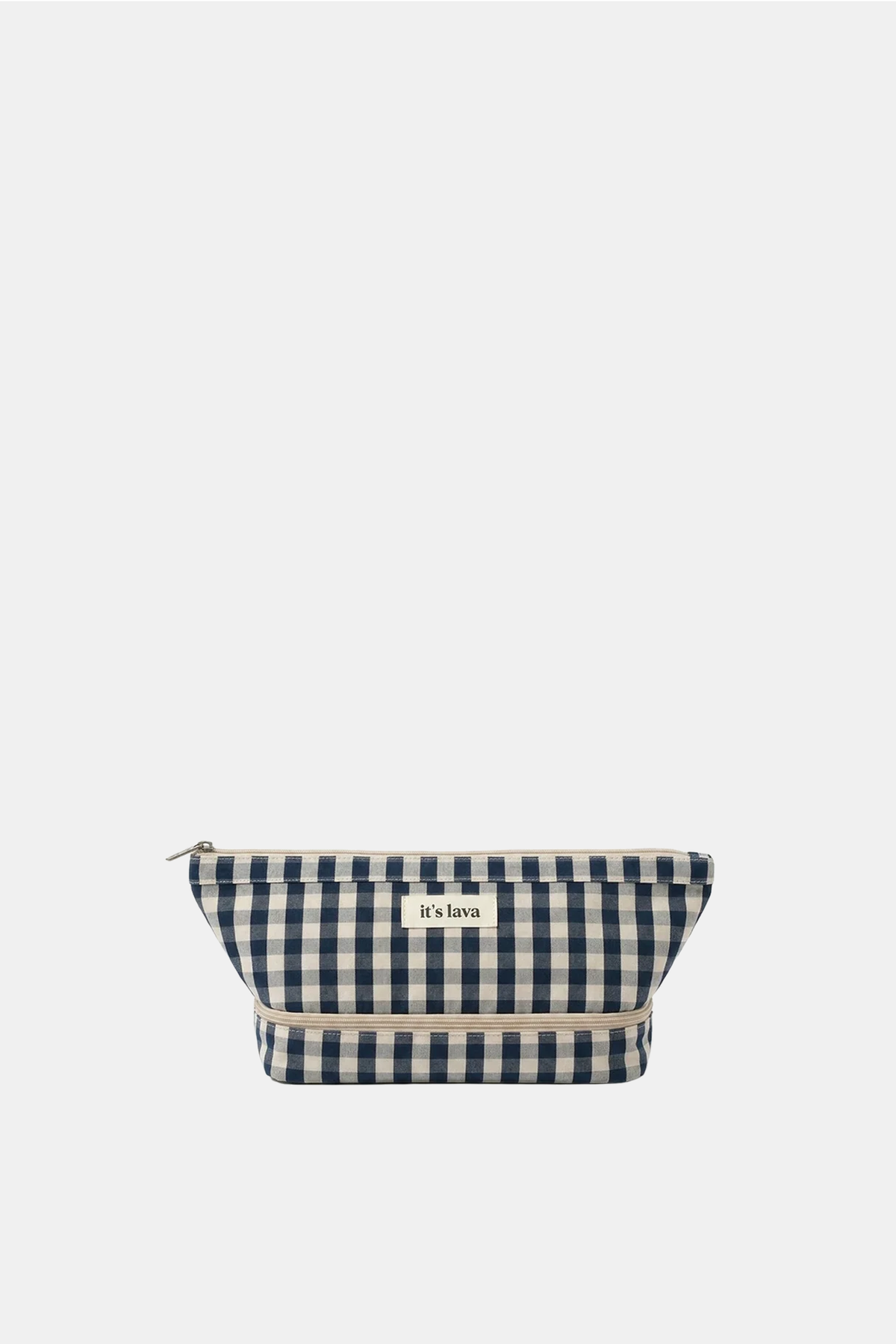 Vichy Blue Toiletry Bag