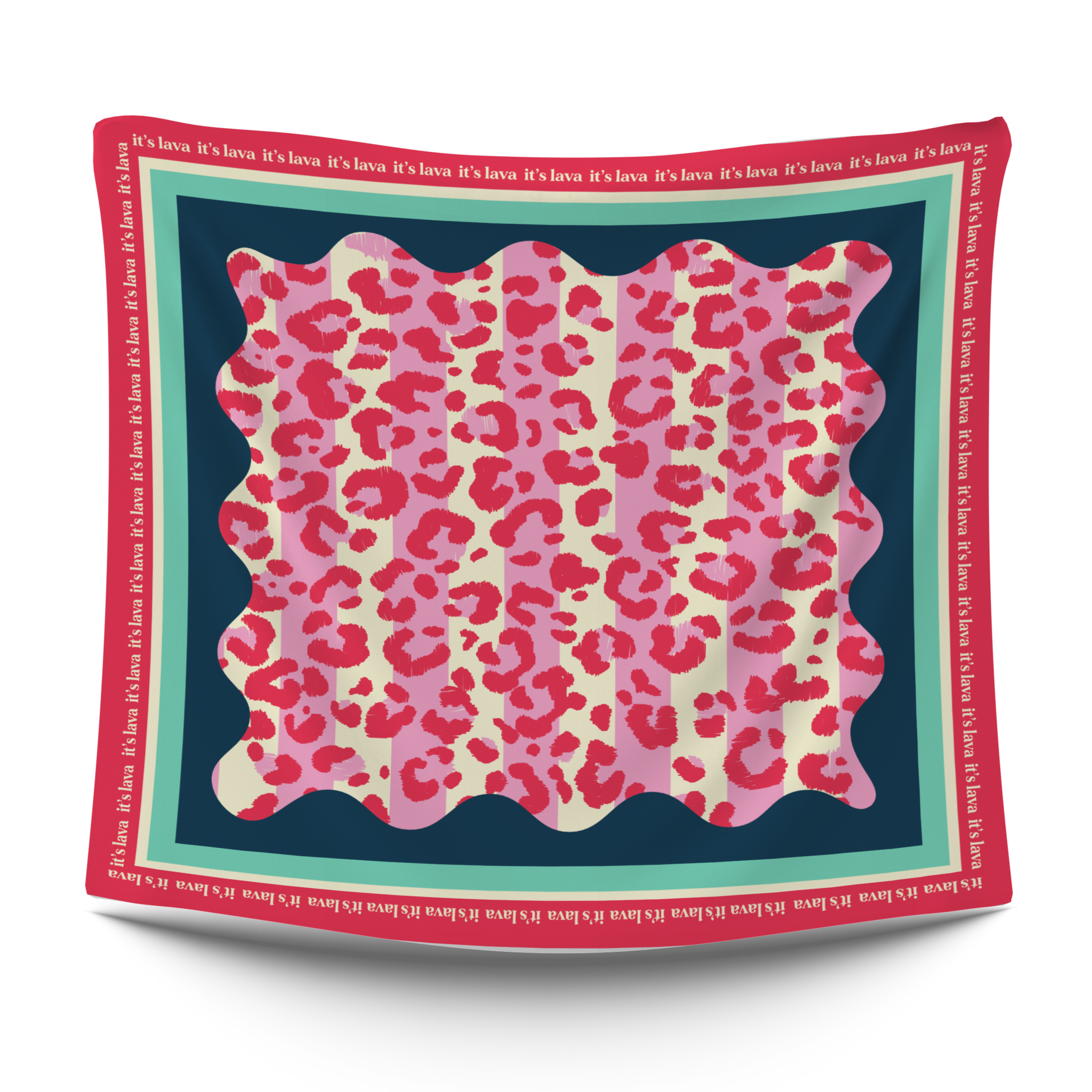 PINK CHEETAH SCARF