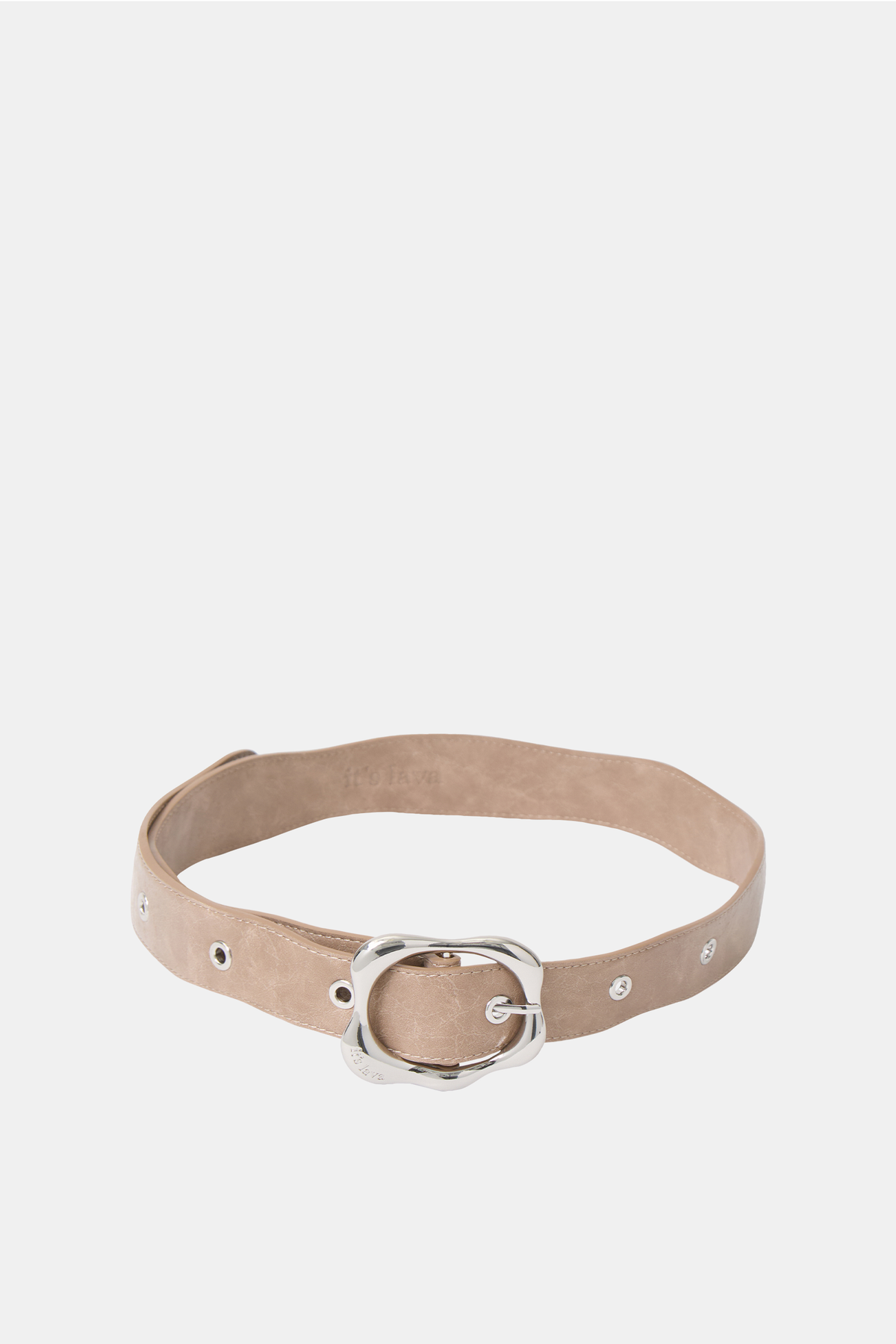 Cinturón Wavy Beige