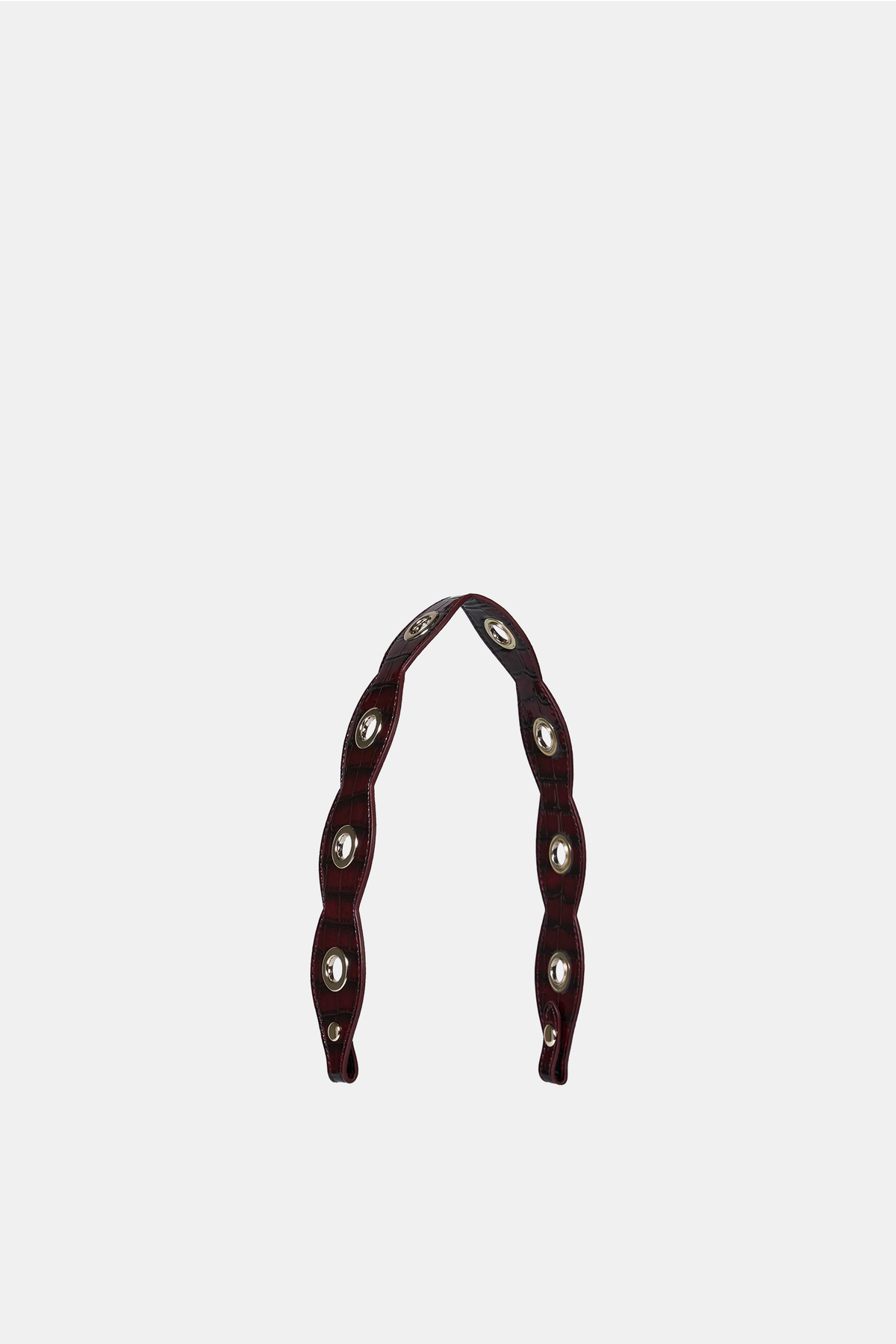 Garnet Studded Short Leash