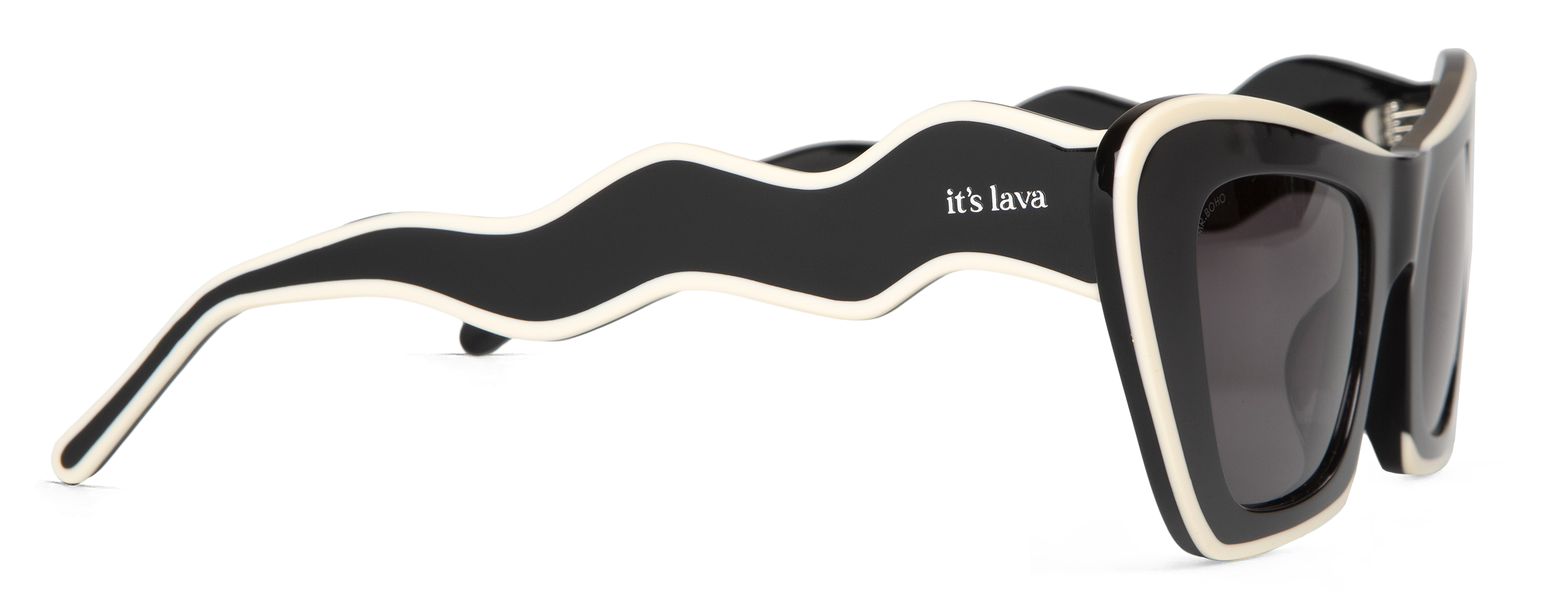 LAVA FLOWING BLACK