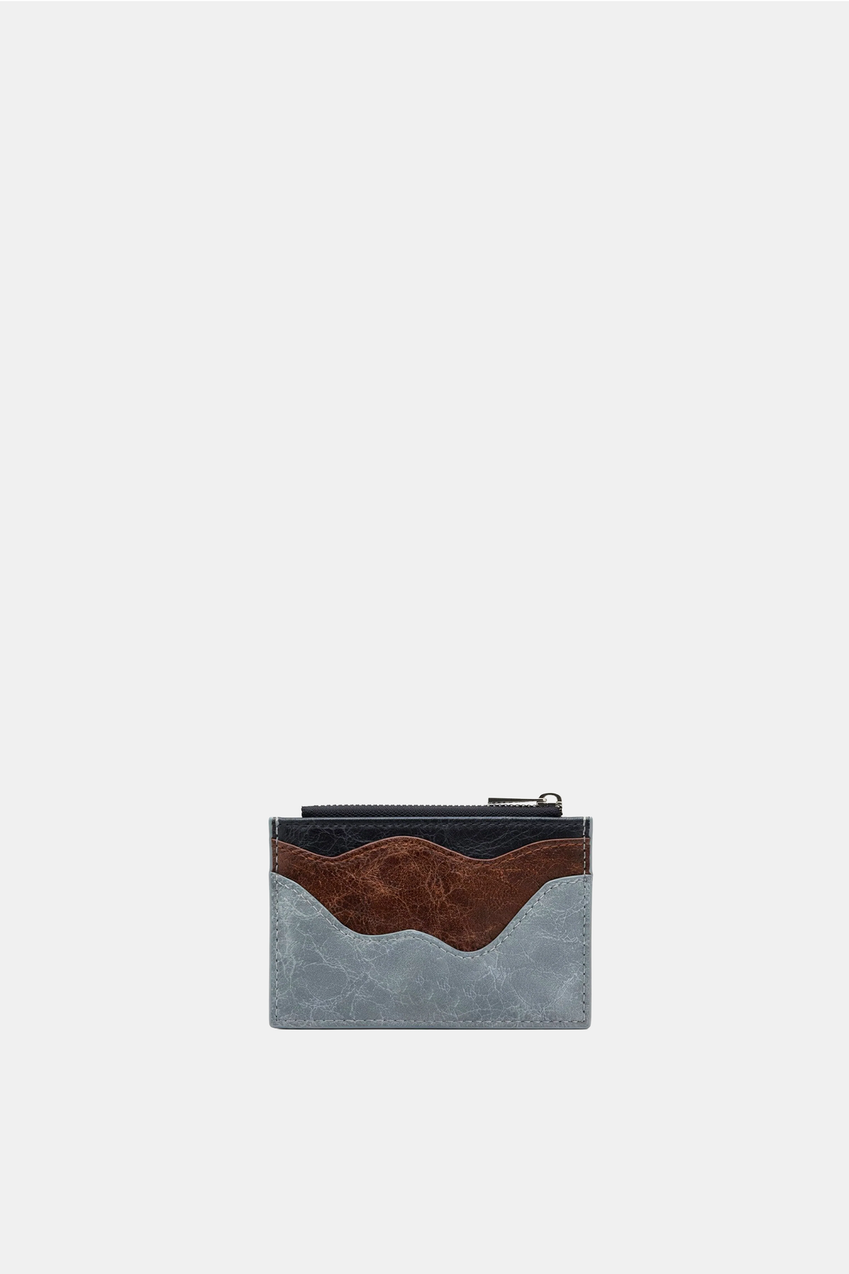 Wavy Navy Card Holder