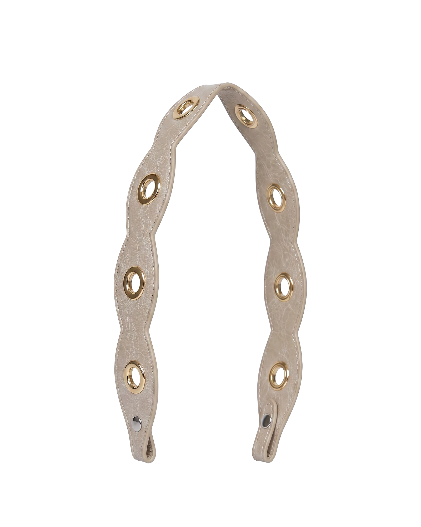 CORREA TACHUELAS BEIGE